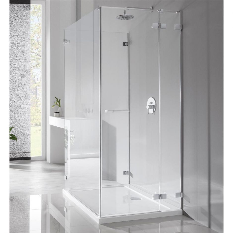 Изображение Минималистичный душевой уголок Radaway Euphoria KDJ P отдельностоящий 100х80 см