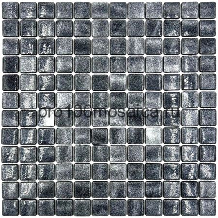 Плитка декоративная стеклянная Atlantis Iron/Атлантика металлический 4*24*24 315*315