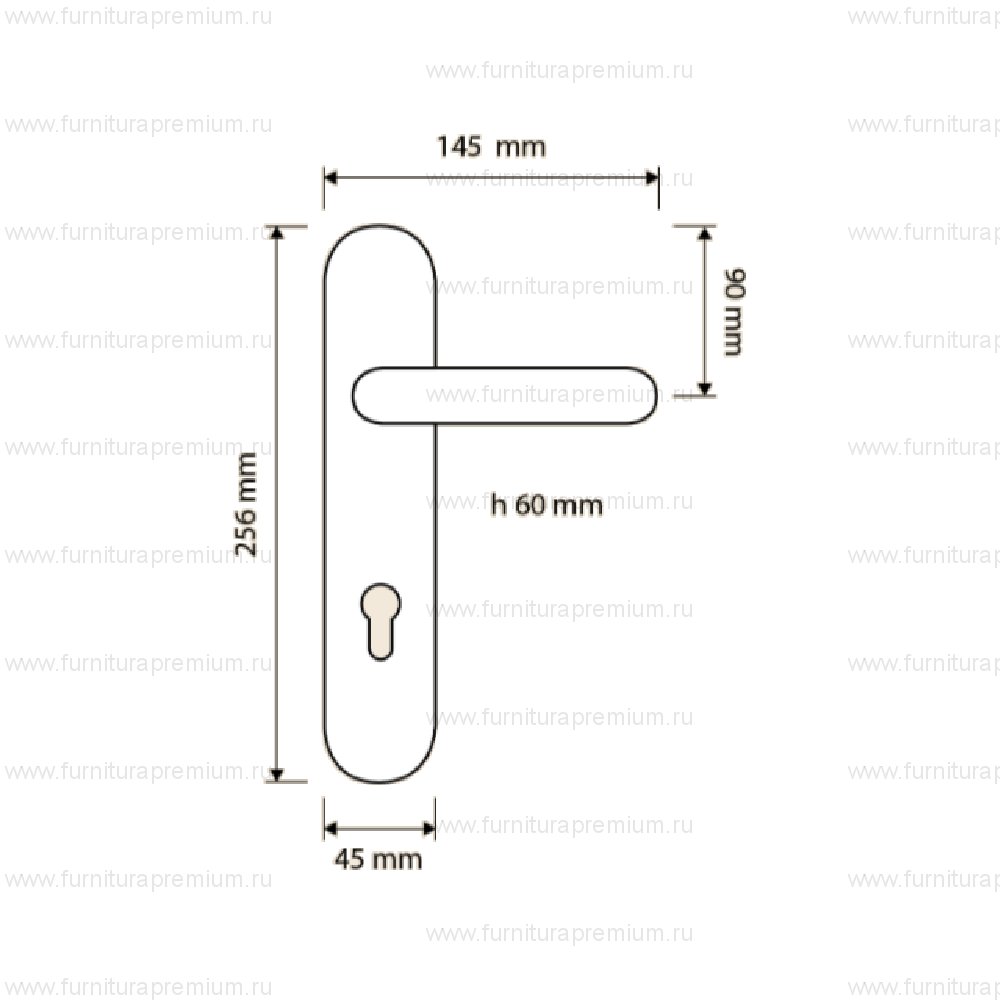 Ручка на планке Linea Cali Cosmic 1335 PL