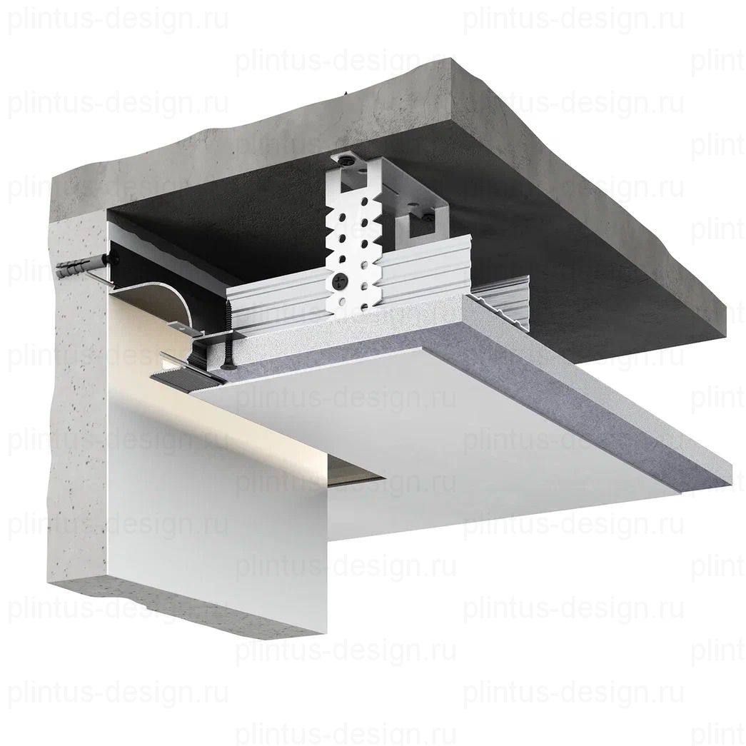 Decaro D006A потолочный профиль Чёрный