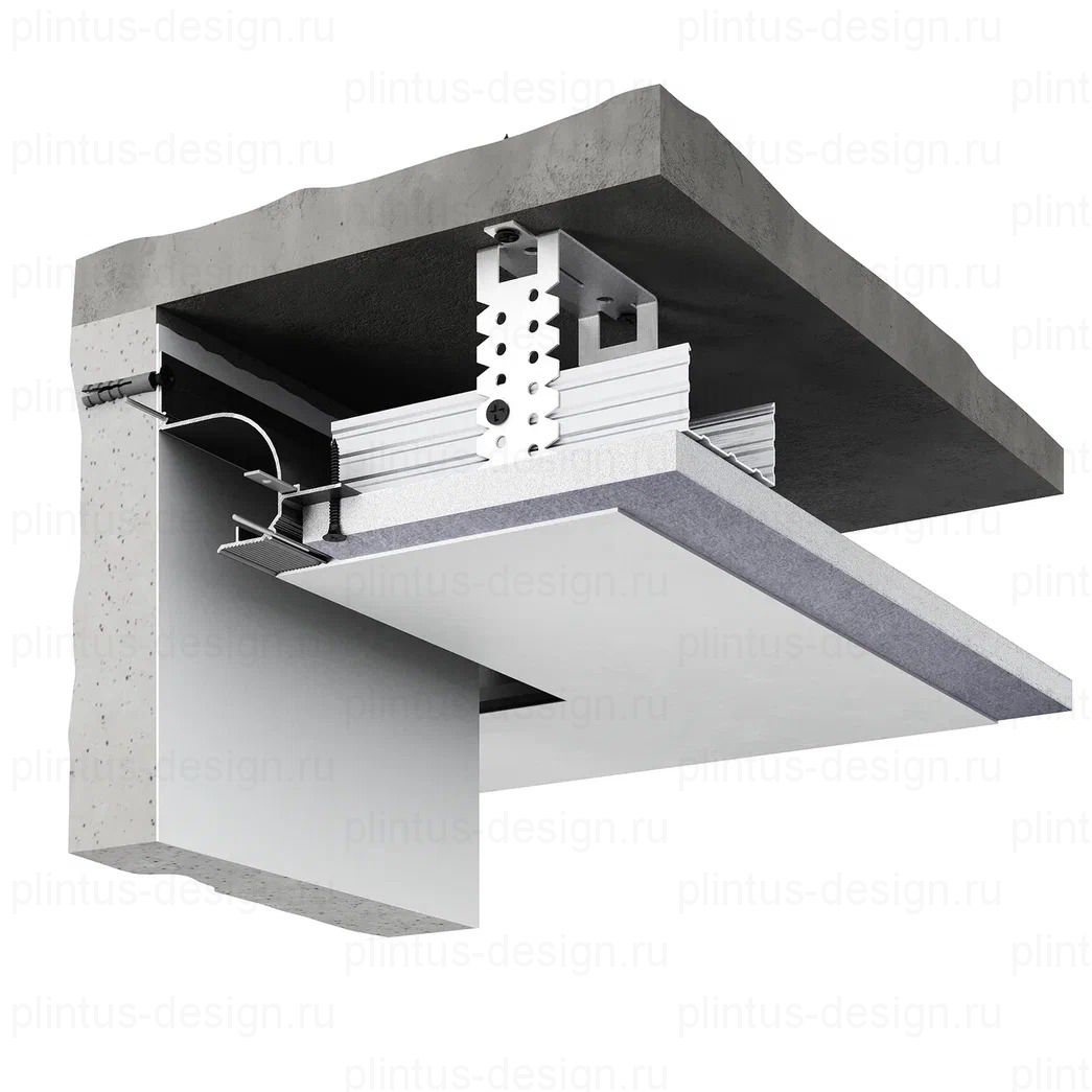 Decaro D006A потолочный профиль Чёрный