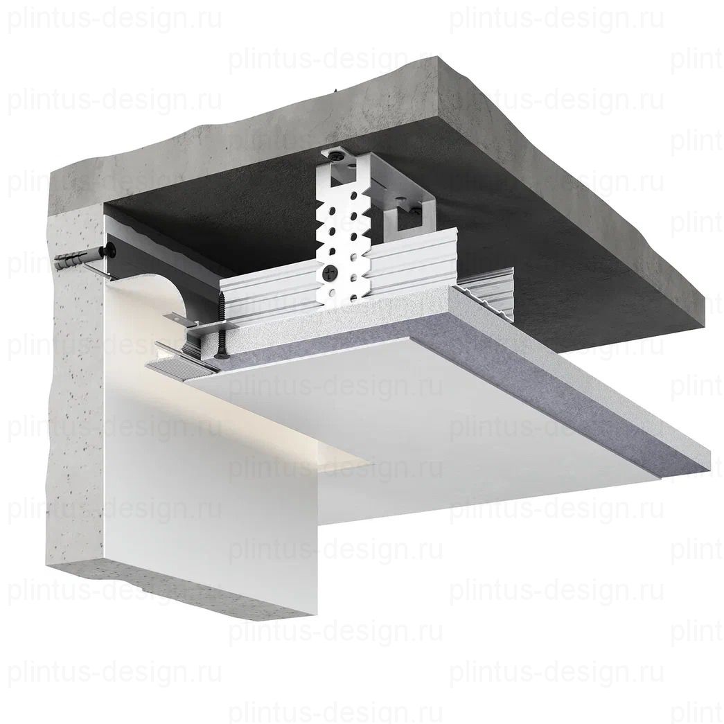 Decaro D006A потолочный профиль Чёрный