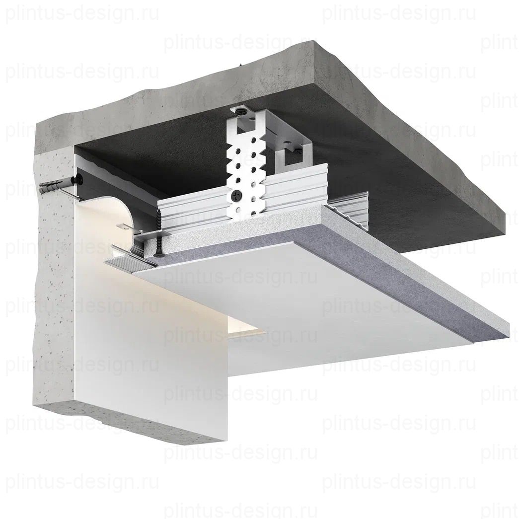 Decaro D006A потолочный профиль Чёрный