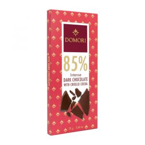 Шоколад Горький Domori Dark Chocolate 85% - 75 г (Италия)