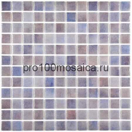 Atlantis Purple. Плитка мозаика стеклянная, серая, чип 24х24, размер 315*315*4 мм (Bonaparte)