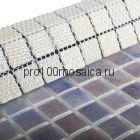 Atlantis Purple. Плитка мозаика стеклянная, серая, чип 24х24, размер 315*315*4 мм (Bonaparte)