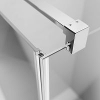 Закрытое стеклянное душевое ограждение Radaway Nes 8 DWD+S с двойной дверью 80х70  см схема 14