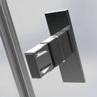 Пристенное закрытое душевое ограждение Radaway Nes 8 DWD+2S двухдверное 80х90  см схема 5