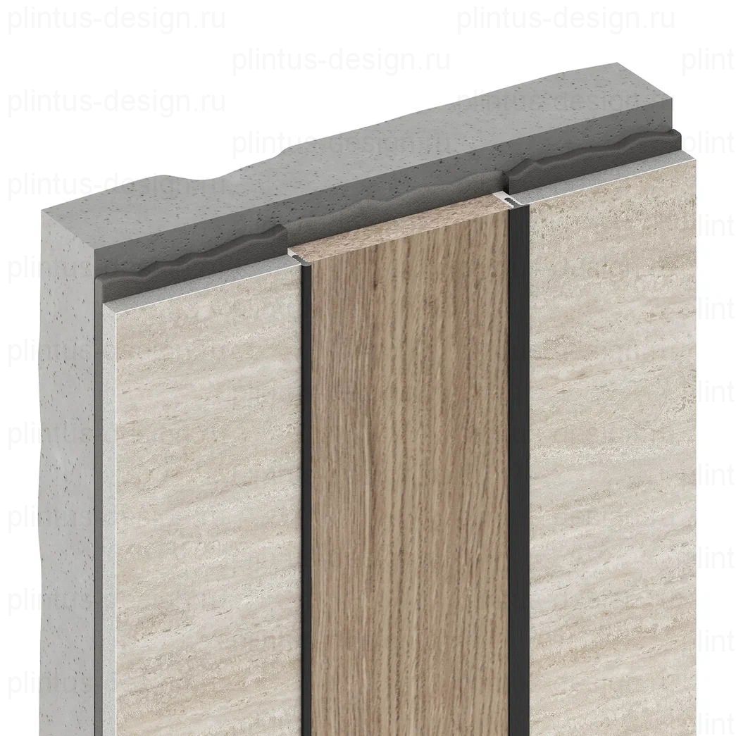 Decaro D009.2 декоративный профиль Титан