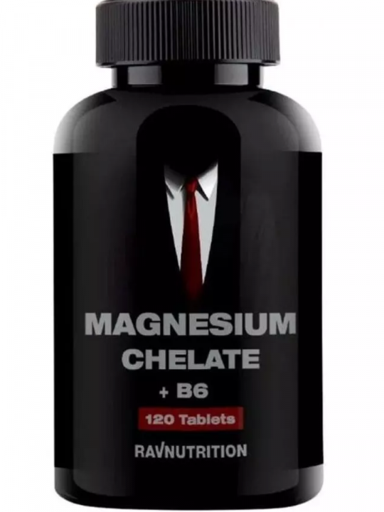 RAVNUTRITION - Magnesium Chelate + B6 120 tab