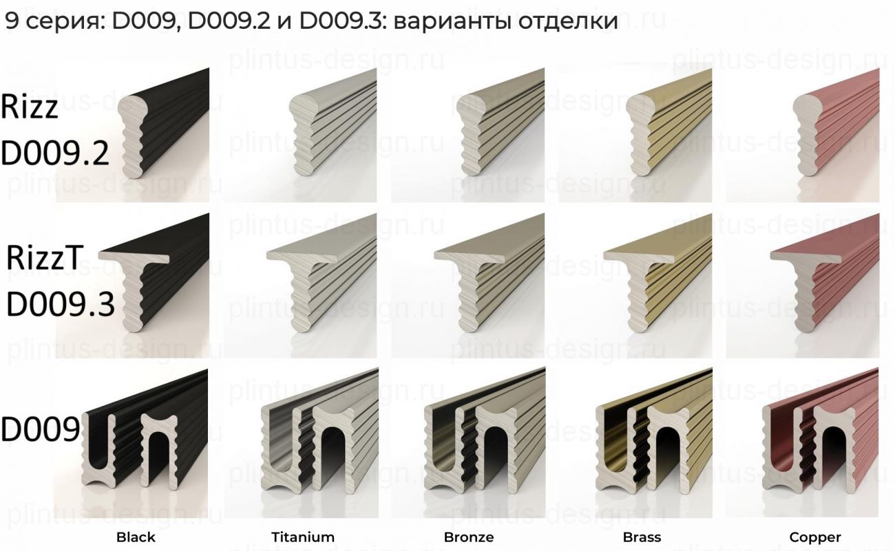 Decaro Rizz разделительный профиль Титан