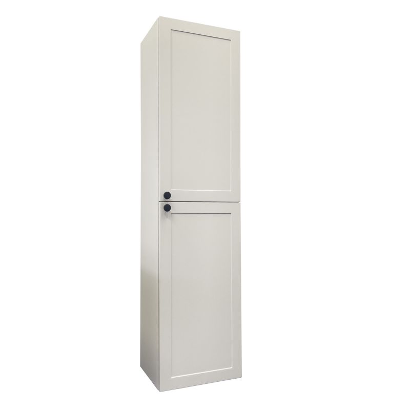 Шкаф-колонна Comforty Ереван-40 серый шёлк 00-00017603CF