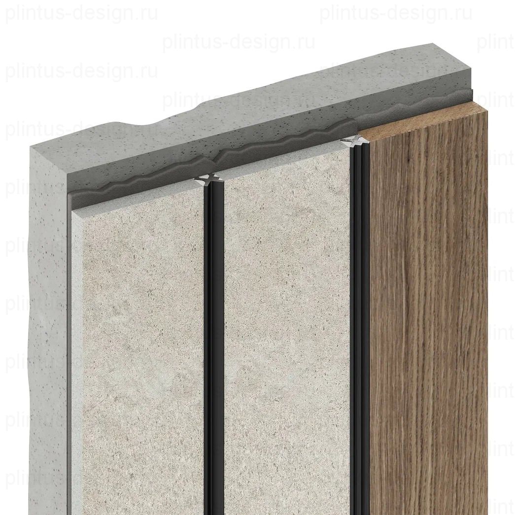 Decaro D00X разделительный профиль Титан