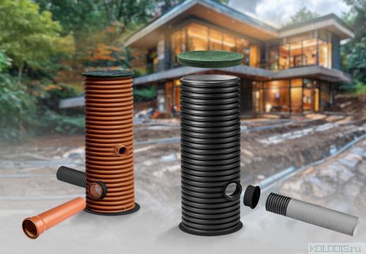 Дренажные пластиковые колодцы