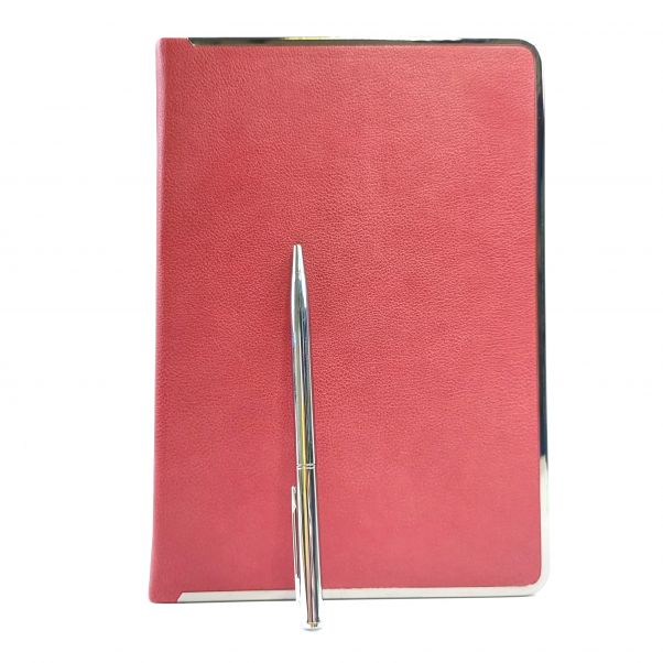 Набор ежедневник и ручка Монтрос бордовый
