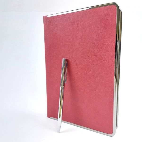 Набор ежедневник и ручка Монтрос бордовый