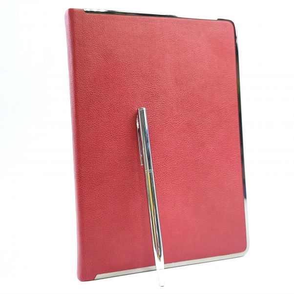 Набор ежедневник и ручка Монтрос бордовый