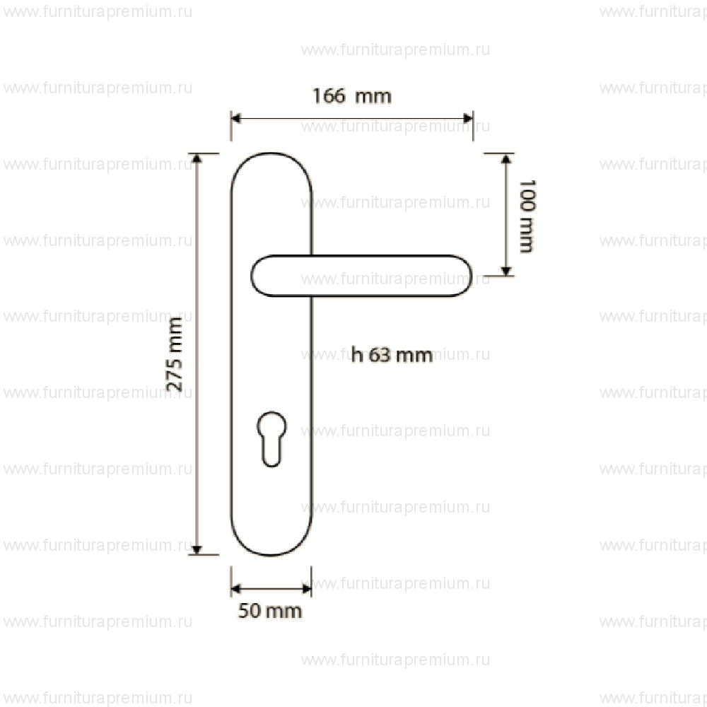 Ручка на планке Linea Cali Elika Crystal 991 PL