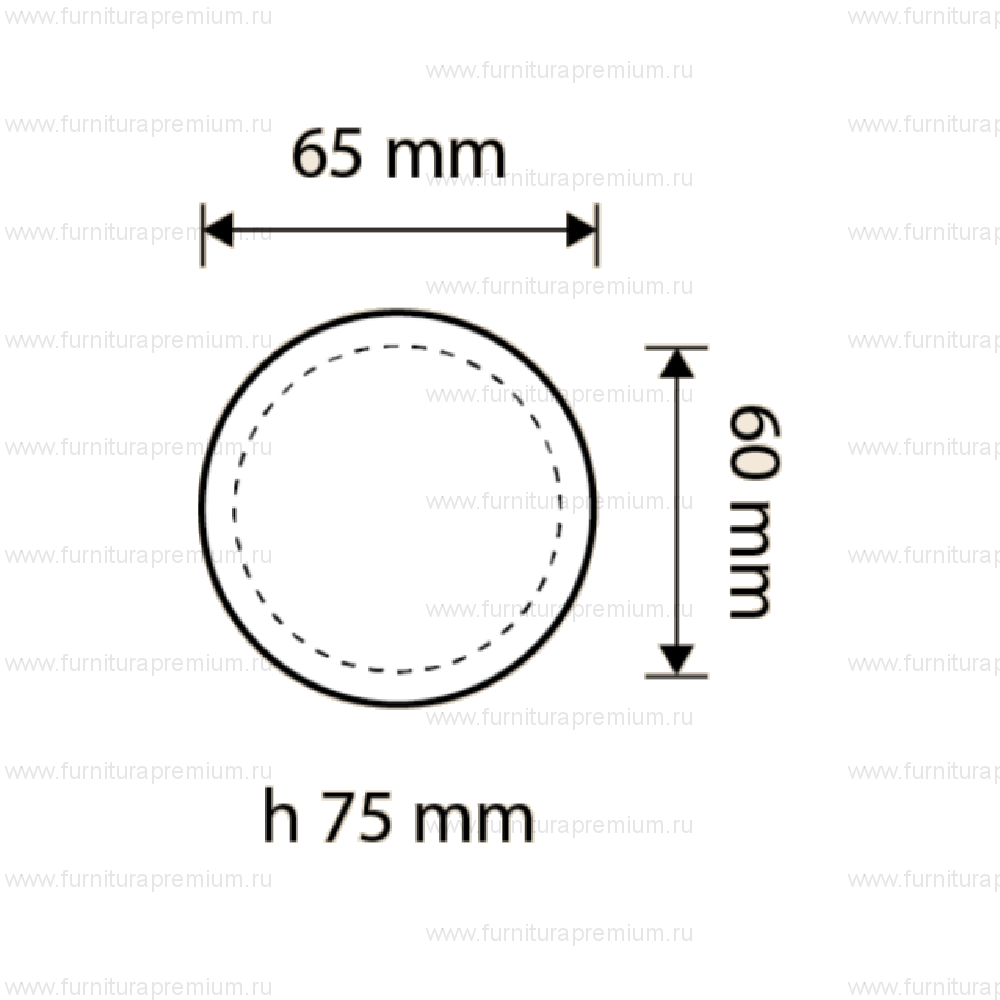 Ручка-кноб Linea Cali Elika Crystal 991