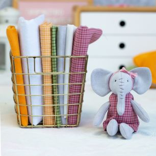 Набор для курса Майли №7 "Слоненок, платьишко и морковка."