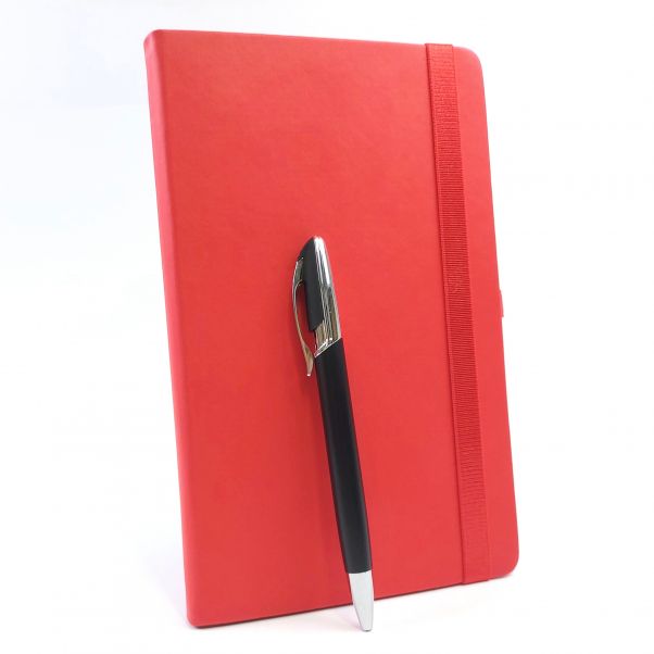 Набор Хамилтон красный ежедневник черная ручка