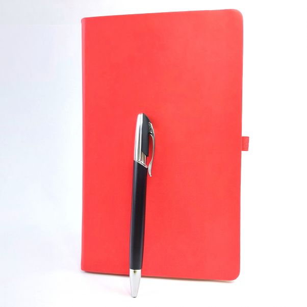 Набор Хамилтон красный ежедневник черная ручка