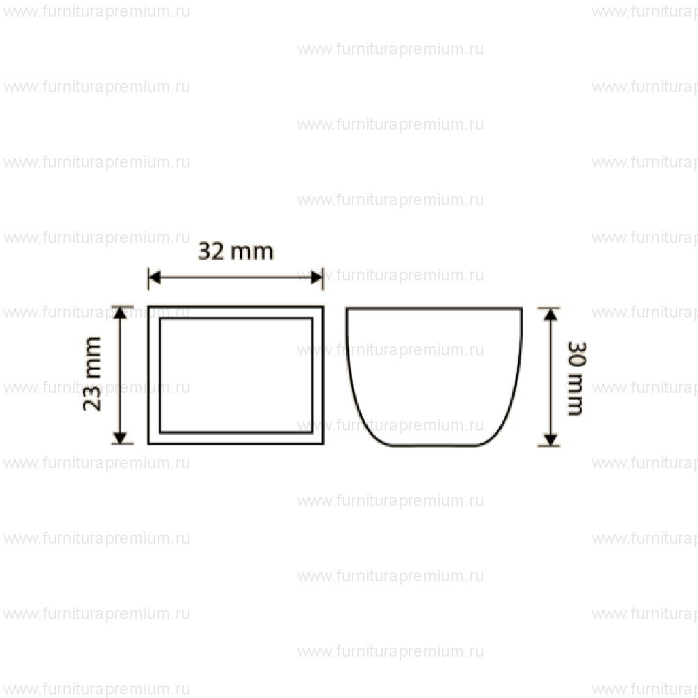 Мебельная ручка-кнопка Linea Cali Elios Crystal 323