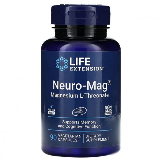 Life Extension, Neuro-Mag, L-треонат магния, 90
