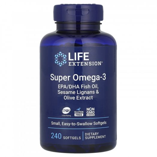 Life Extension, Super Omega-3, добавка с Омега-3