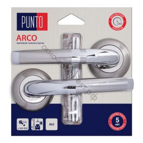 Ручка Punto (Пунто) раздельная LM/A R.TL54.ARCO/HD SN/CP-3 матовый никель/хром ID товара: 45521