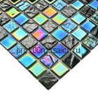 Bondi black-25 стекло. Мозаика серия CRYSTAL,  размер, чип 25*25 мм: 300*300*4 (Bonaparte)