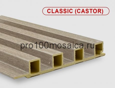 Бамбуковые рифленые панели Classic castor 2800*160*22 (1шт=0,448 кв.м.)