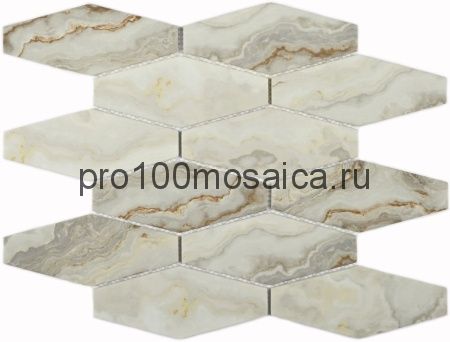 Fontana Great стекло. Мозаика серия CRYSTAL,  размер, чип 151,6*62.18 мм: 307*271*6 (Bonaparte)