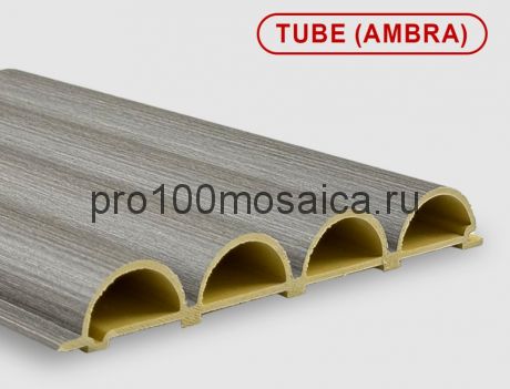 Бамбуковые рифленые панели Tube ambra 2800*183*24 (1шт=0,5124 кв.м.)
