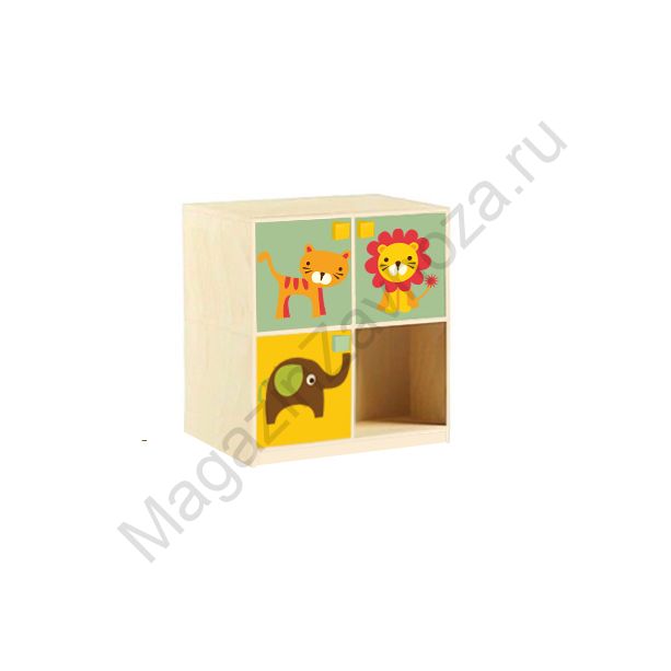 СТЕНКА ДЕТСКАЯ МОДЕЛЬ 5/2 С С ДЕКОРАТИВНЫМИ НАКЛАДКАМИ