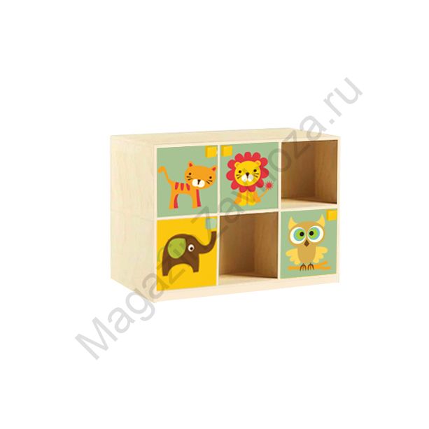 СТЕНКА ДЕТСКАЯ МОДЕЛЬ 5/5 С ДЕКОРАТИВНЫМИ НАКЛАДКАМИ