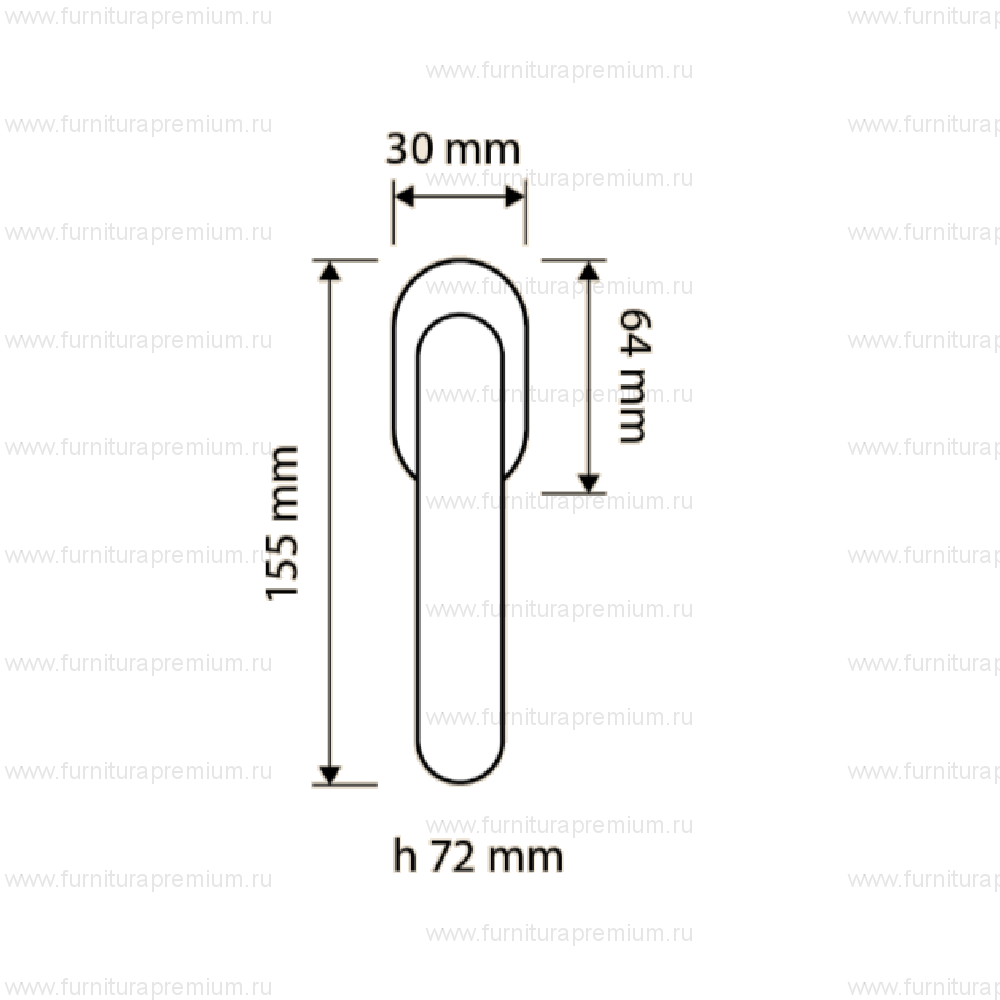 Оконная ручка Linea Cali Feeling 1735 DK