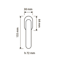 Оконная ручка Linea Cali Feeling 1735 DK схема